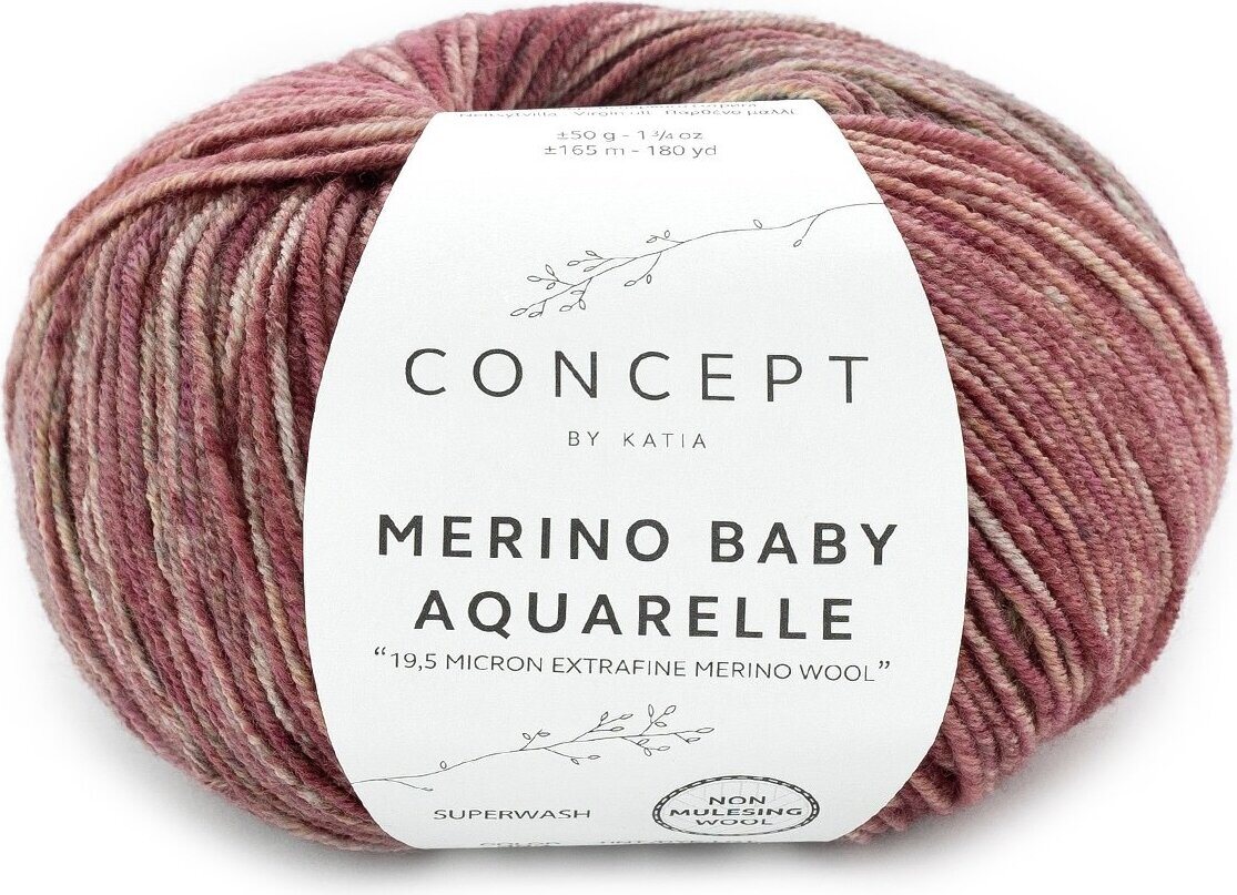 Concept by Katia Merino Baby Aquarelle 363 roosa-khaki