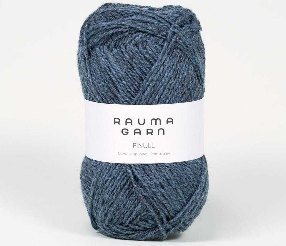 Rauma Garn Finull 4127 tumma siniharmaa