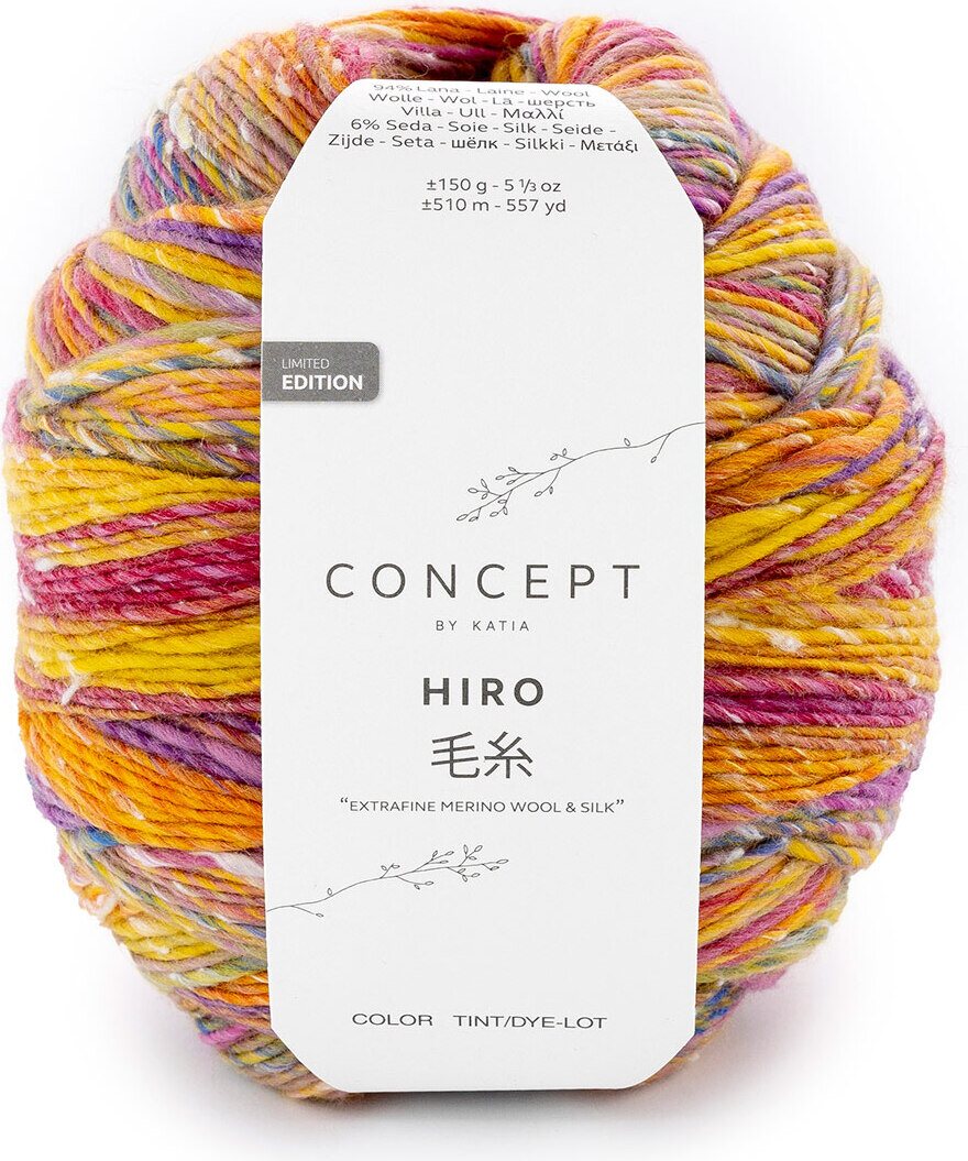 Concept by Katia Hiro 201 oranssi-pinkki-lila-vihreä