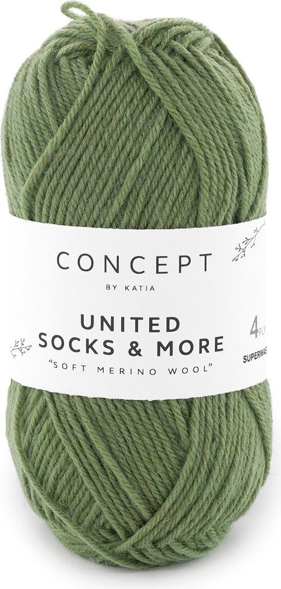 Concept by Katia United Sock & More 082 military green