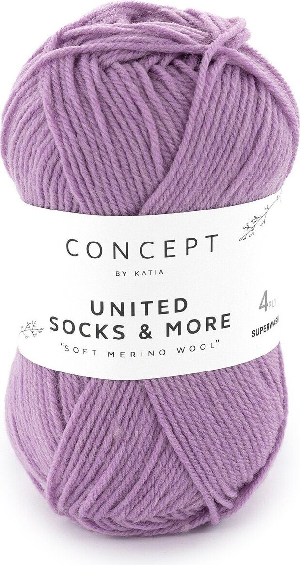 Concept by Katia United Sock & More 010 mauve