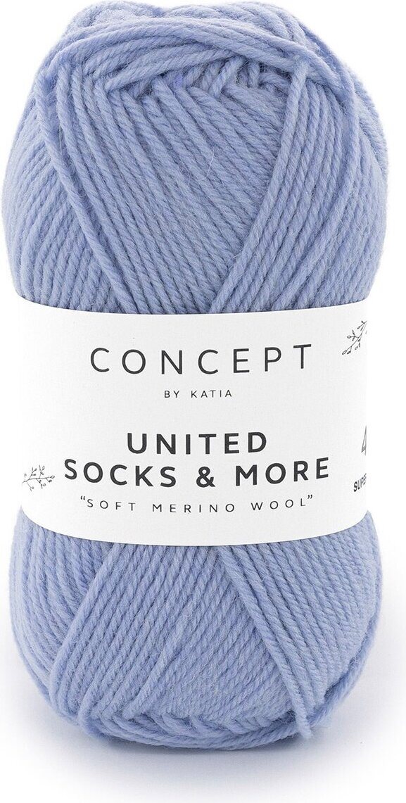Concept by Katia United Sock & More 051 laventelin sininen