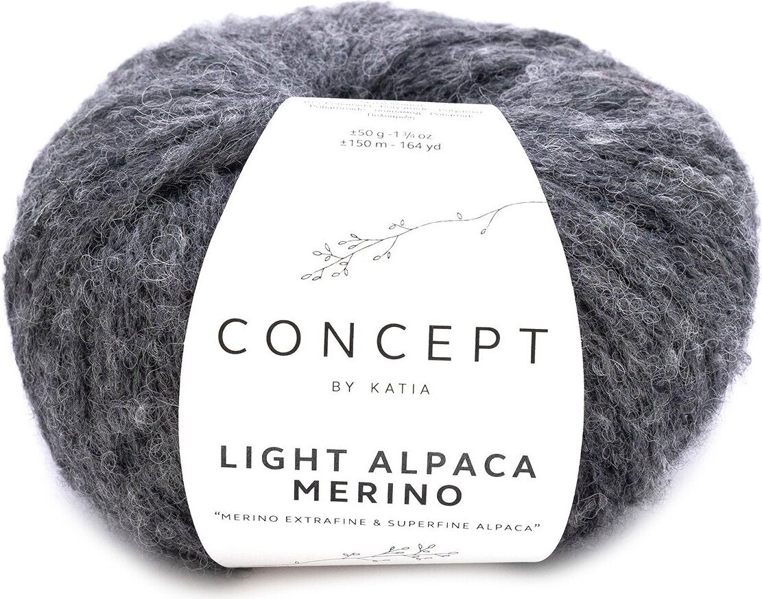 Concept by Katia Light Alpaca Merino 202 tumman