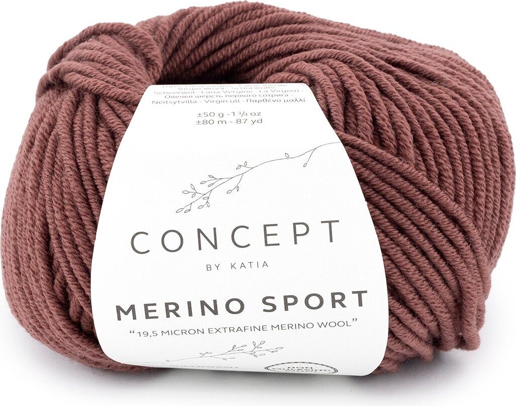 Katia Merino Sport 72 punaruskea
