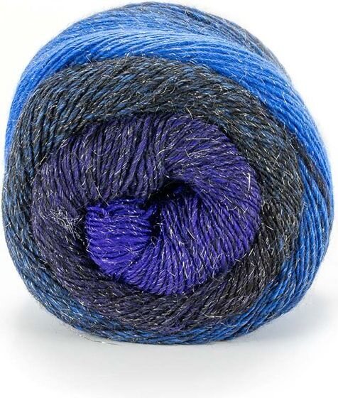 Laines du Nord Poema glitter 105 sininen