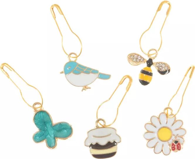 Hemline Silmukkamerkit, lajitelma Lintu ja amppari