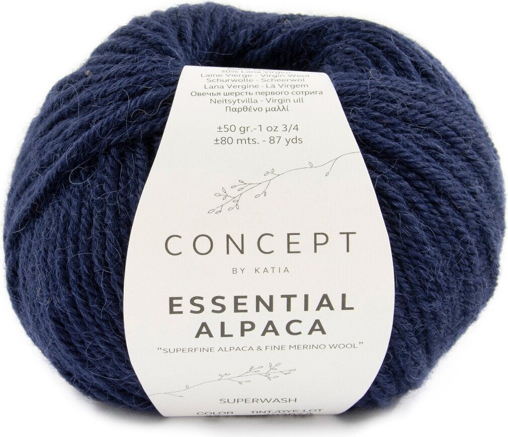 Katia Essential Alpaca 88 Tummansininen
