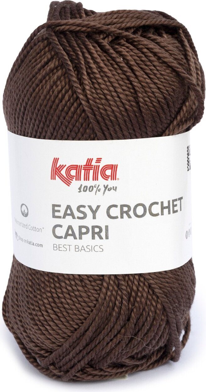 Katia Easy Crochet Capri 103 tumman ruskkea