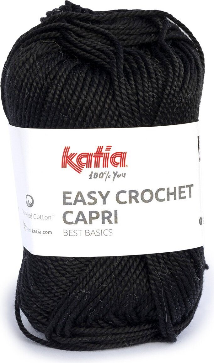 Katia Easy Crochet Capri 106 musta