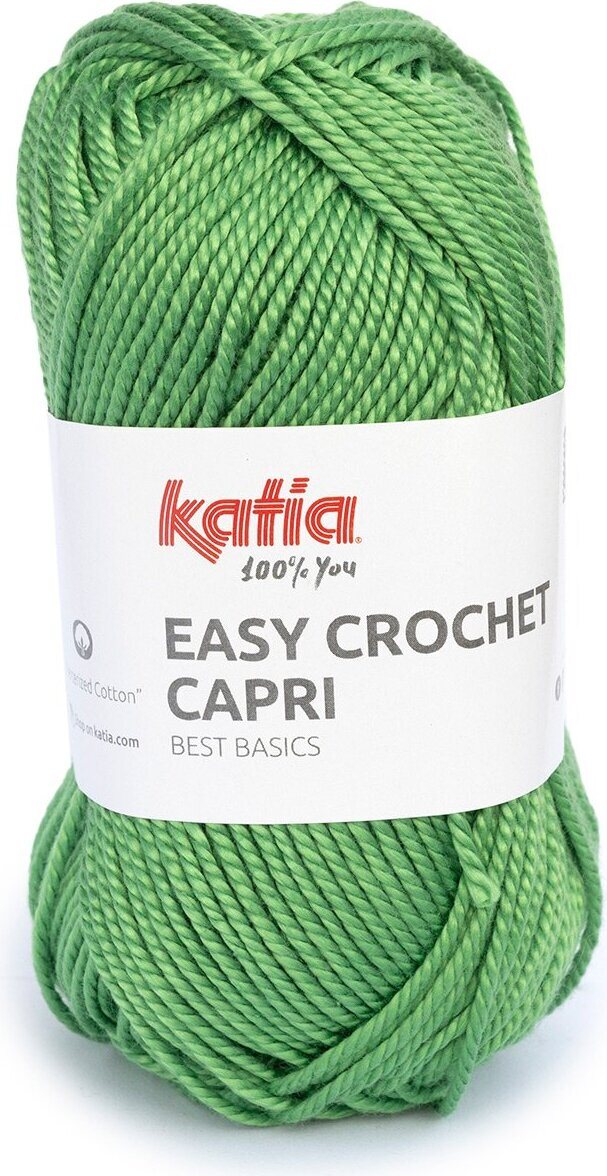 Katia Easy Crochet Capri 117 Ruohonvihreä