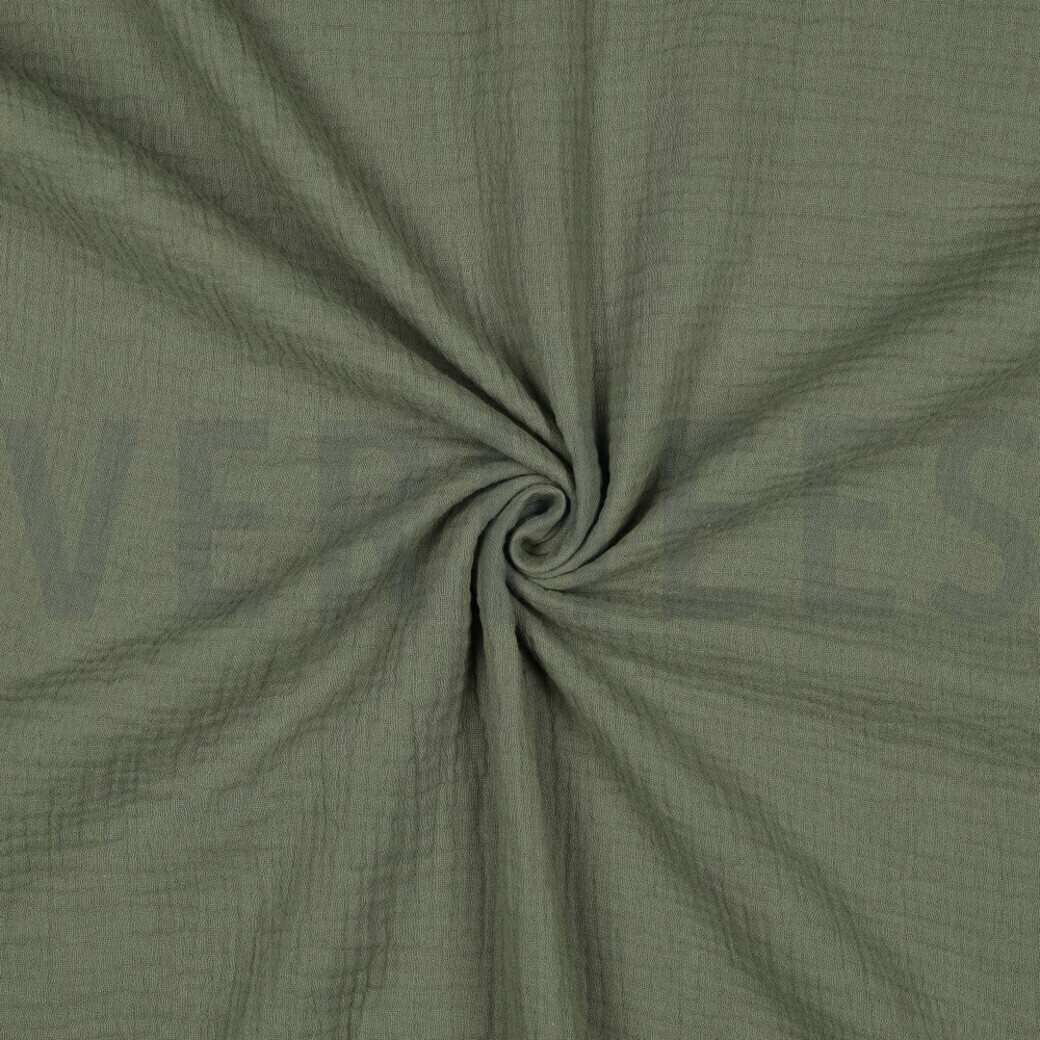 Verhees Textiles Double gauze, palat Pickle