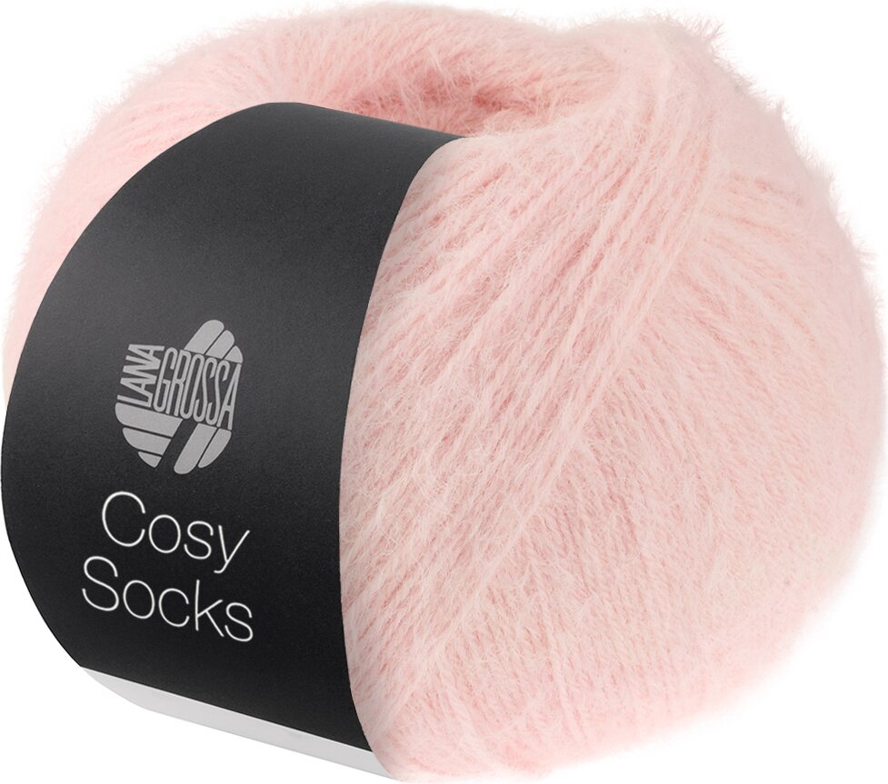 Lana Grossa Cosy Socks 01 vaaleanpunainen