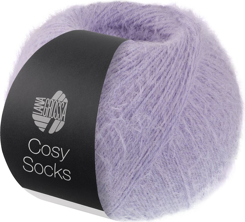 Lana Grossa Cosy Socks 03 vaalea lila