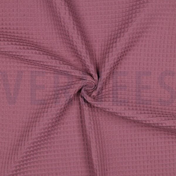 Verhees Textiles Vohvelikangas, pala 2 m Roosa