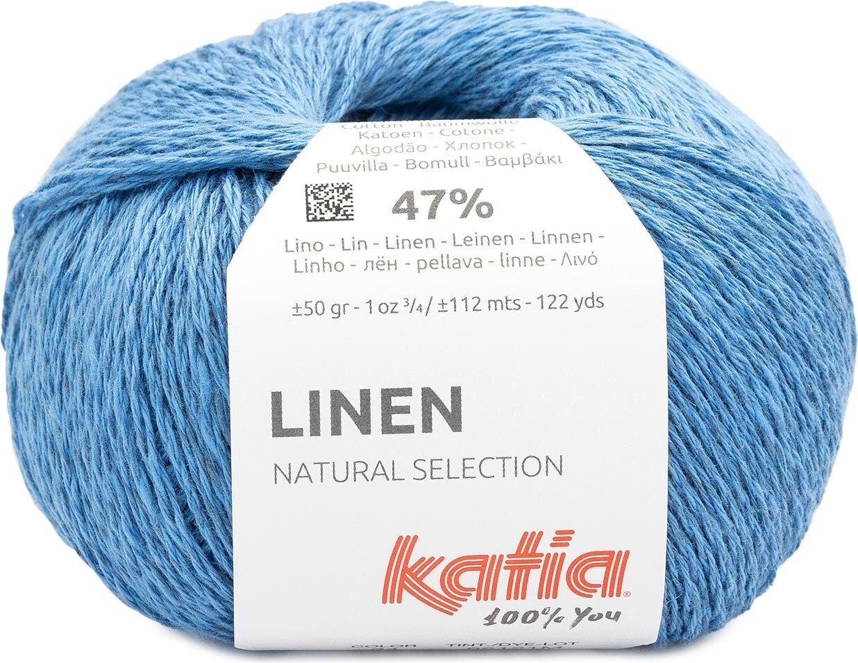 Katia Linen 34 sininen
