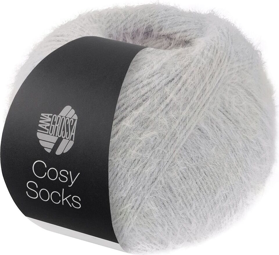 Lana Grossa Cosy Socks 08 helmenharmaa
