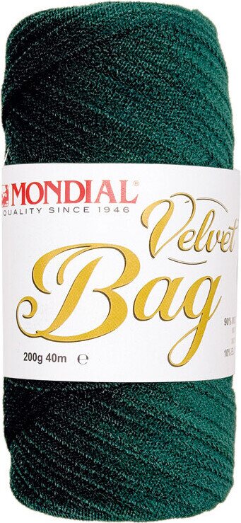 Mondial Velvet bag 318 smaragdinvihreä