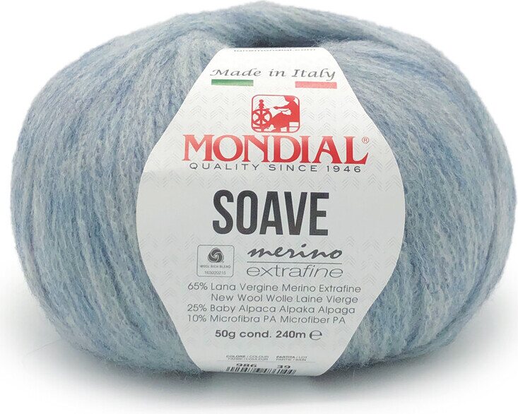 Mondial Soave 886 vaalea siniharmaa