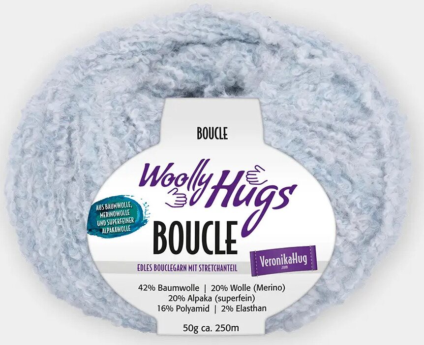 Boucle 56 vaalea sininen