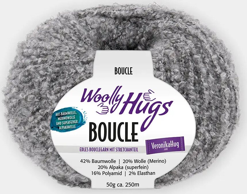 Boucle 95 harmaa
