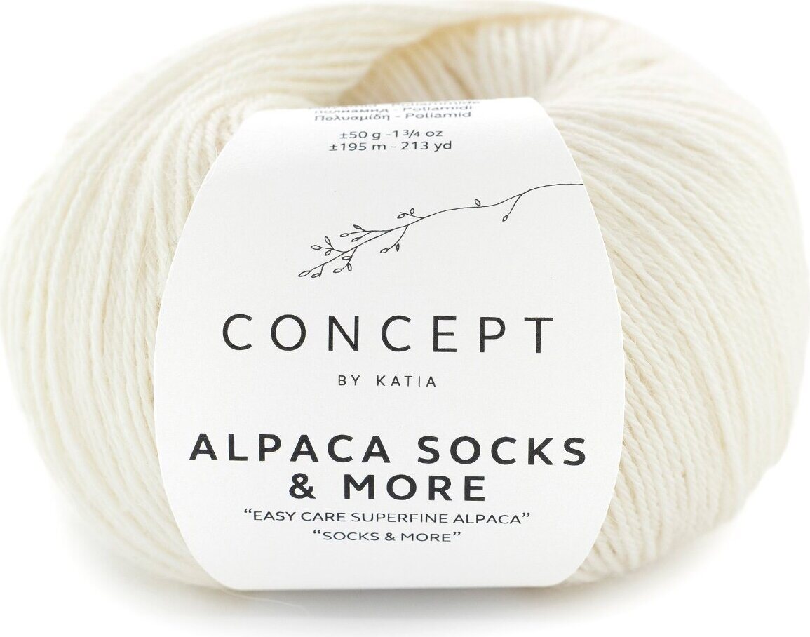 Concept by Katia Alpaca Socks & More 324 ivory