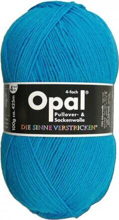 Opal 4-säikeinen sukkalanka 5183 turkoosi
