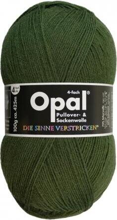 Opal 4-säikeinen sukkalanka 5184 oliivinvihreä