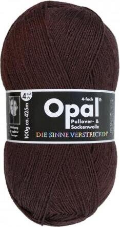 Opal 4-säikeinen sukkalanka 5192 ruskea