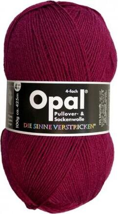 Opal 4-säikeinen sukkalanka 5196 burgundi