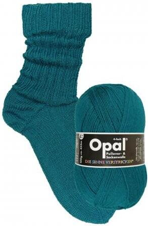 Opal 4-säikeinen sukkalanka 9934 sinivihreä