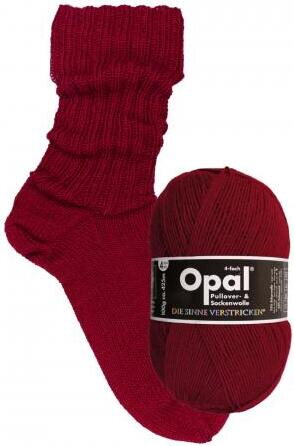 Opal 4-säikeinen sukkalanka 9939 Rubiini
