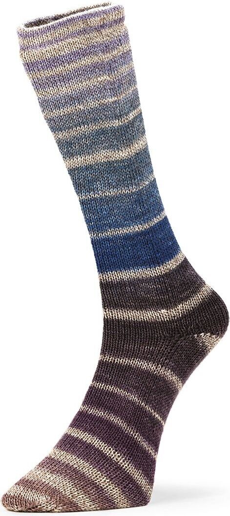 Laines du Nord Nordik Socks 05 siniset ja ruskeat