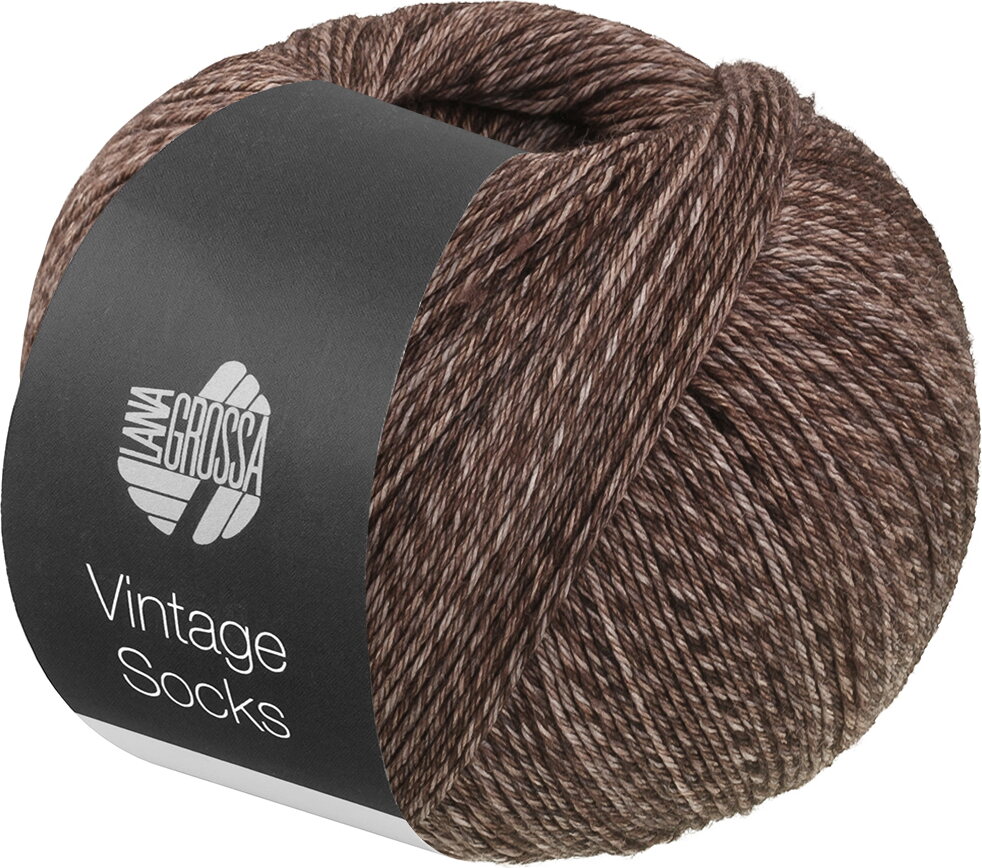 Lana Grossa Vintage Socks 1024 ruskea