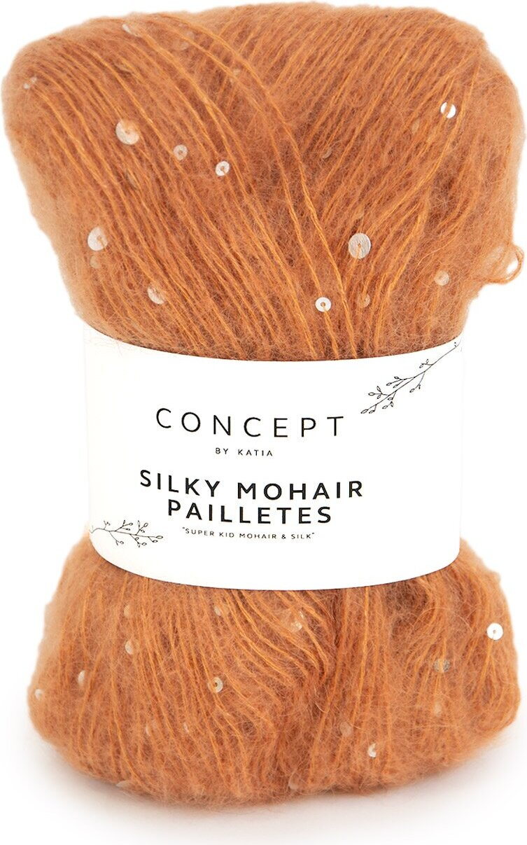 Concept by Katia Silky mohair pailletes 206 copper
