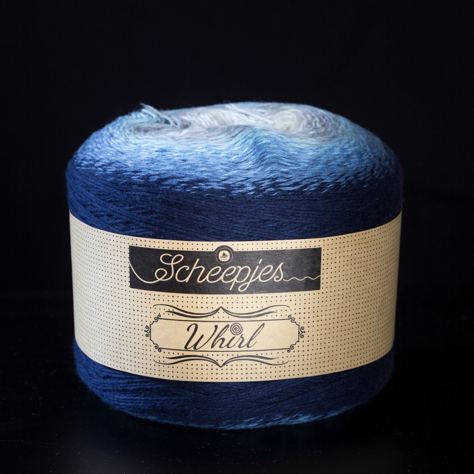 Scheepjes Whirl 755 Blueberry Bambam ihanat siniset