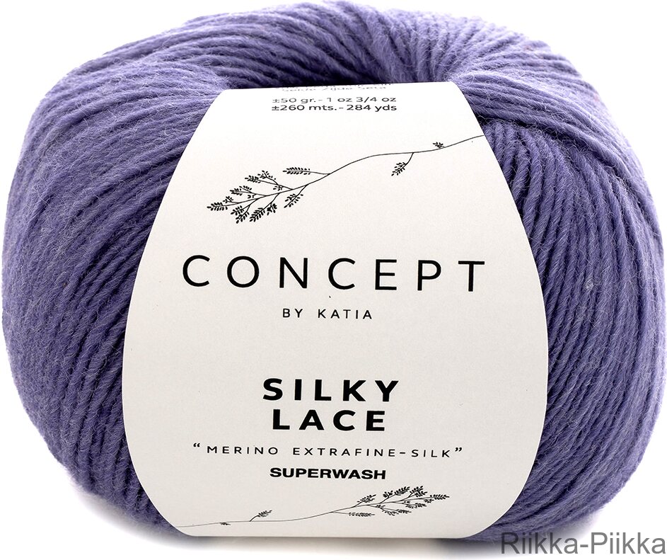 Katia Silky Lace 174 vaalea lila