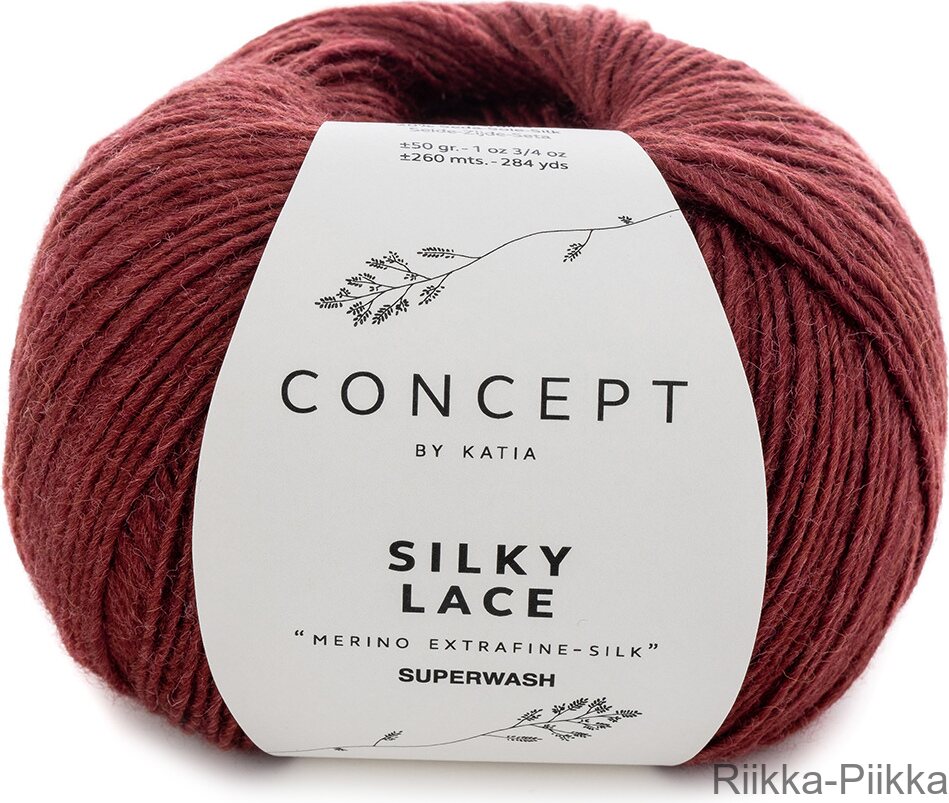 Katia Silky Lace 176 kastanja