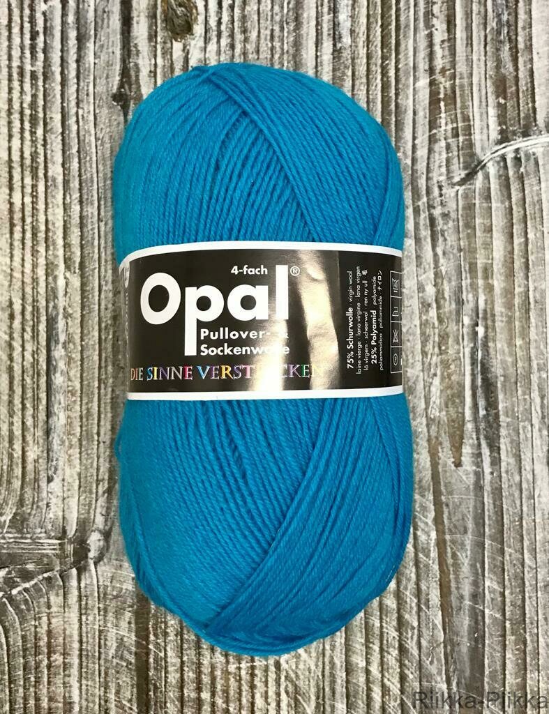 Opal 4-säikeinen sukkalanka 5183 turkoosi