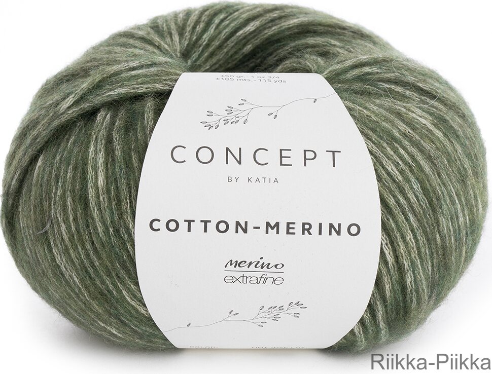 Concept by Katia Cotton Merino 122 vihreä