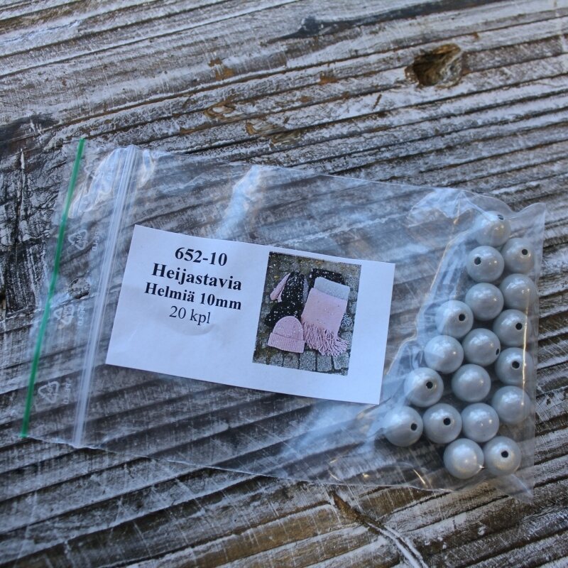 Opry Heijastavat helmet 10mm valkea 20kpl/pss