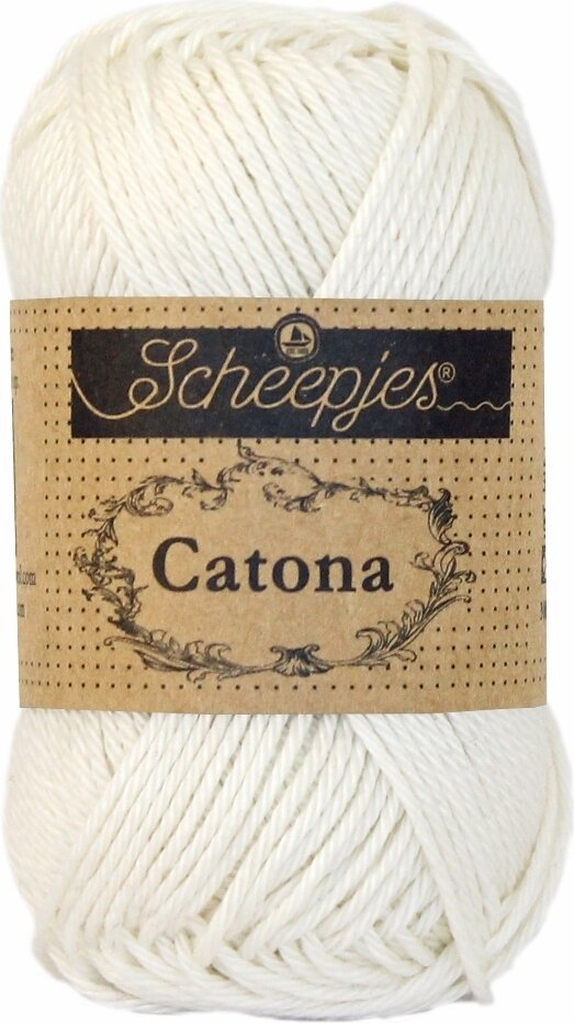Scheepjes Catona 50 g 105  luonnonvalkoinen