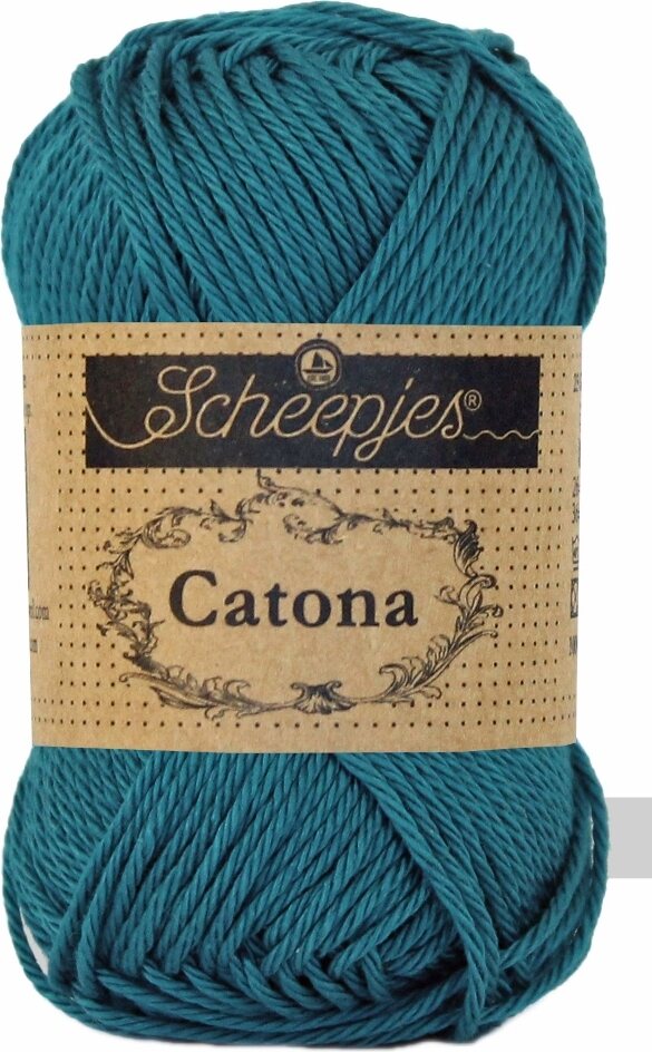 Scheepjes Catona 50 g 400 Petrol Blue