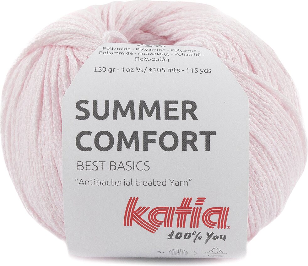 Katia Summer Comfort 66 hyvin vaalea pinkki