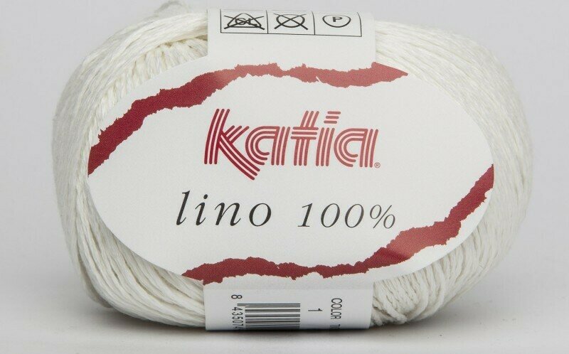 Katia Lino 100% 01 valkoinen