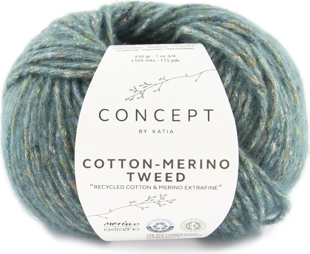 Katia Cotton-Merino Tweed 504