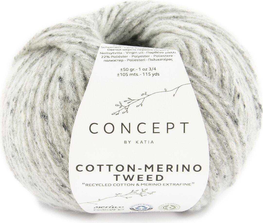 Katia Cotton-Merino Tweed 506