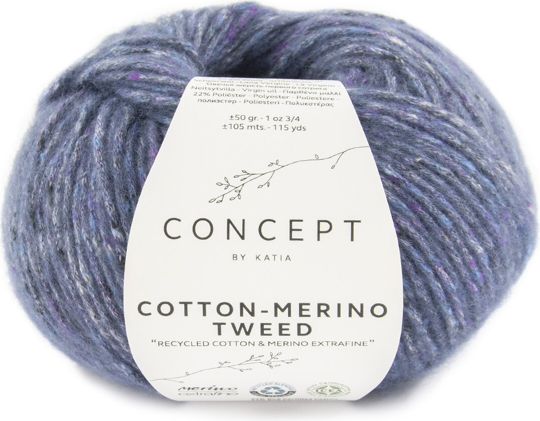 Katia Cotton-Merino Tweed 508