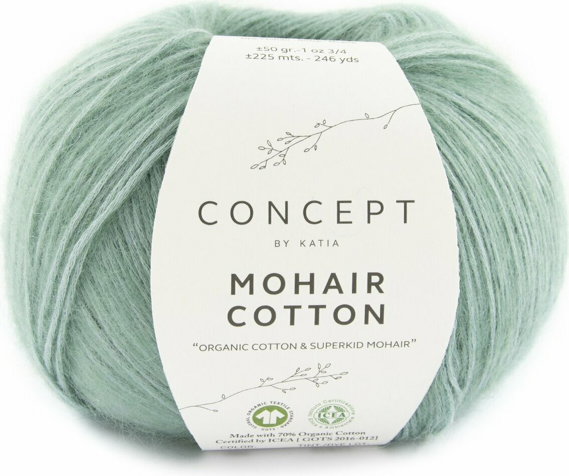 Katia Mohair Cotton 072 minttu