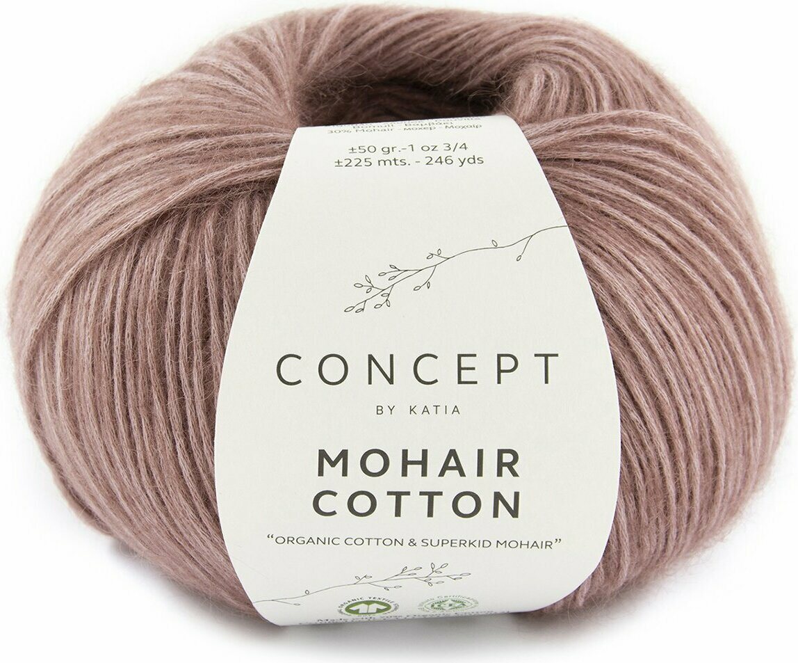 Katia Mohair Cotton 075 roosa