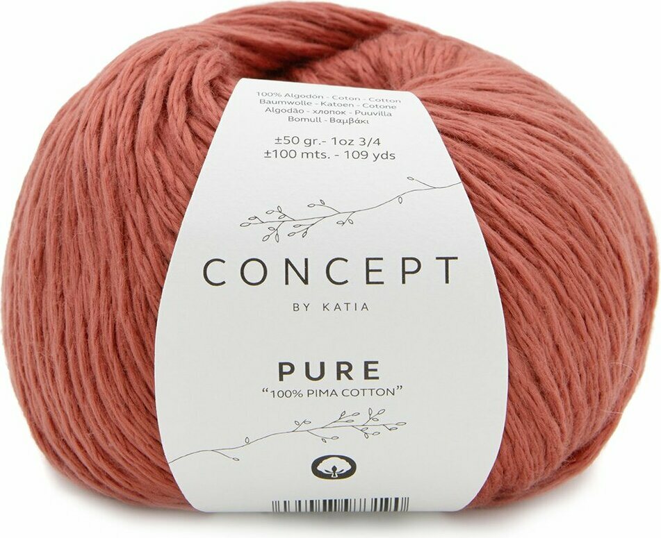 Katia Pure 73 punaoranssi